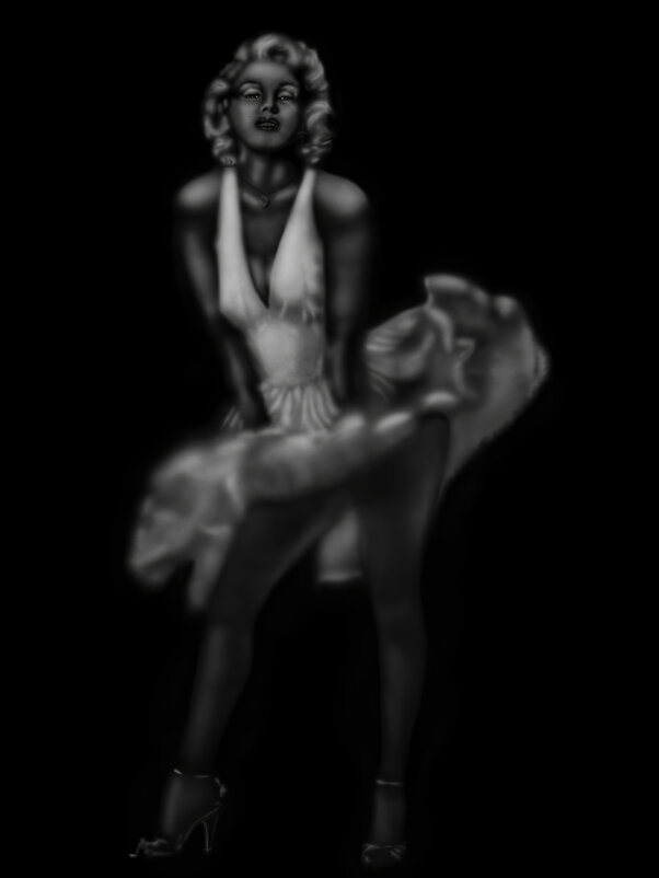 Full-length portrait of Marilyn Monroe. - Герман 