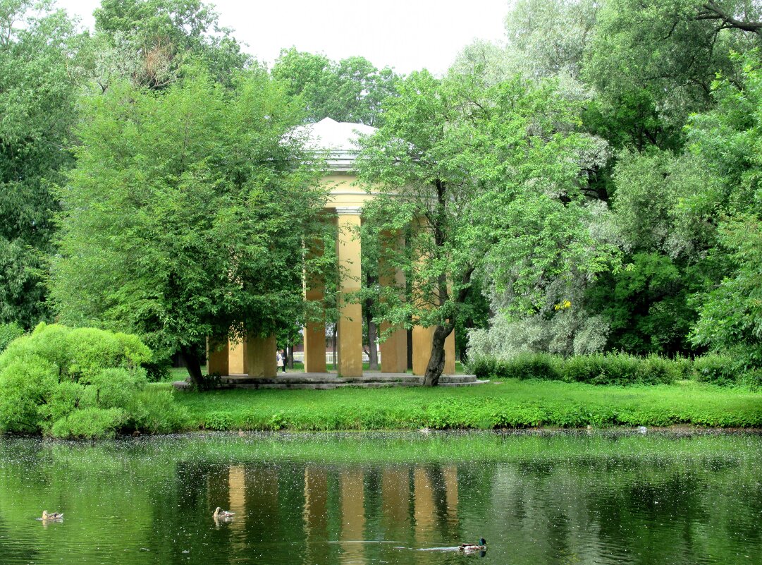 Парк Екатерингоф. Главный пруд. Беседка - Елена Павлова (Смолова)