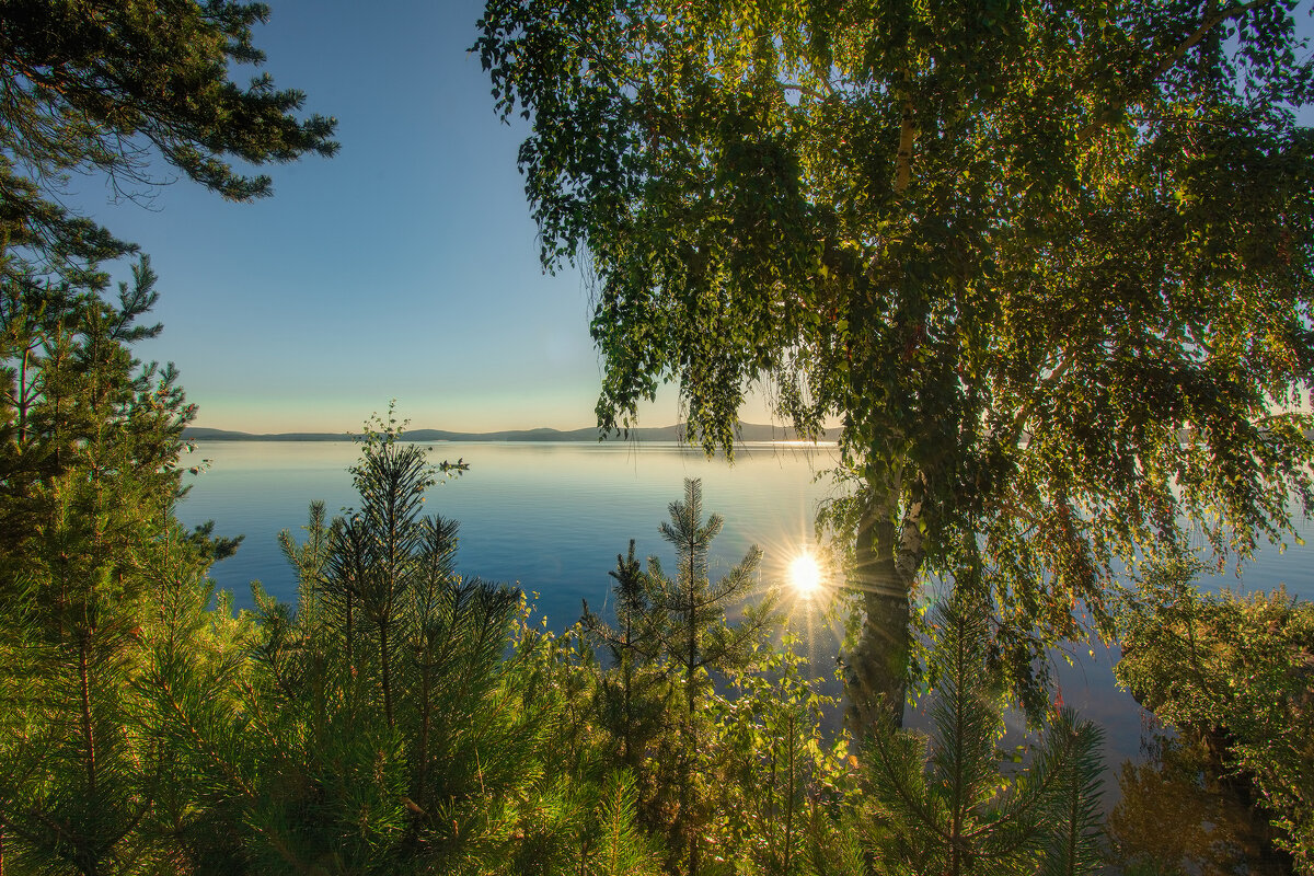Рассвет на озере Таватуй