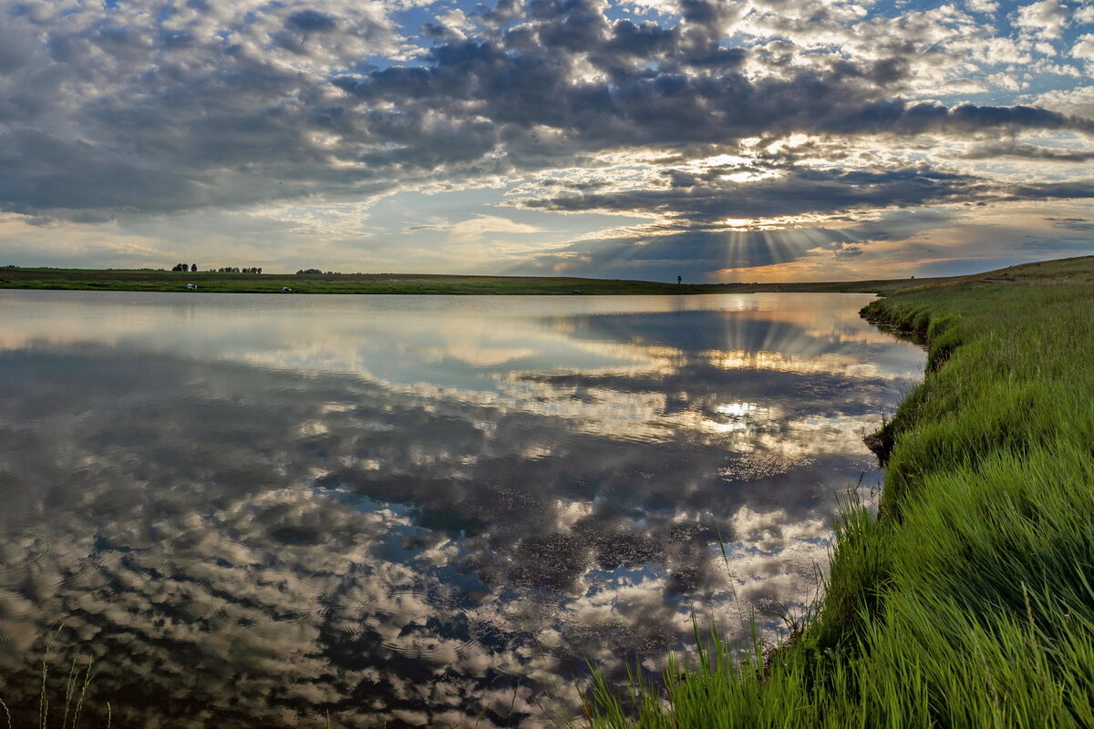 Вечер на степном озере - Виктор Четошников