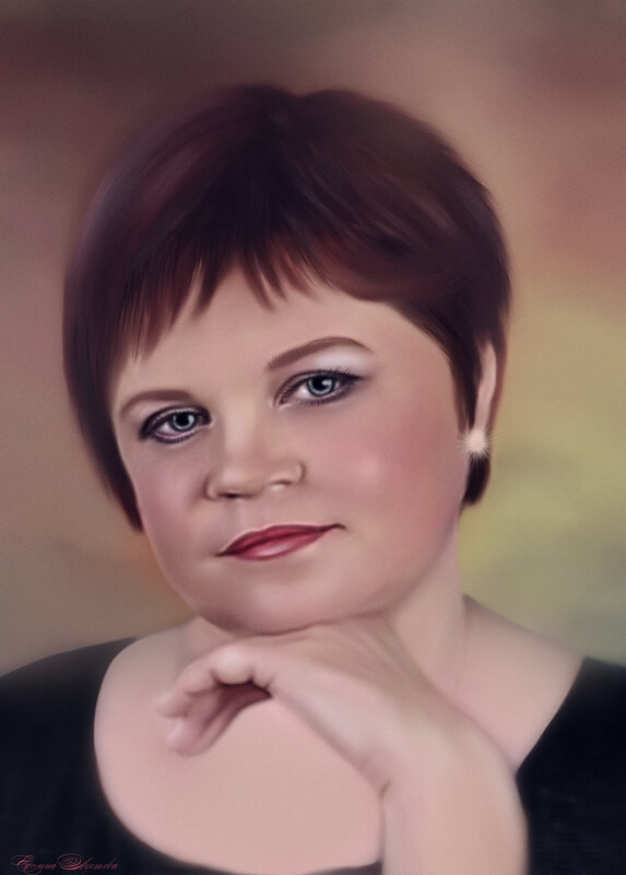 портрет Елены - Елена Лустова (Северинова)