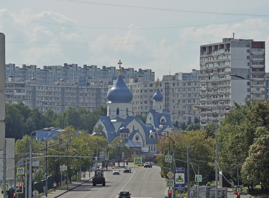 Москва. Церковь Покрова Пресвятой Богородицы в Орехове-Борисове (новая) - Александр Качалин