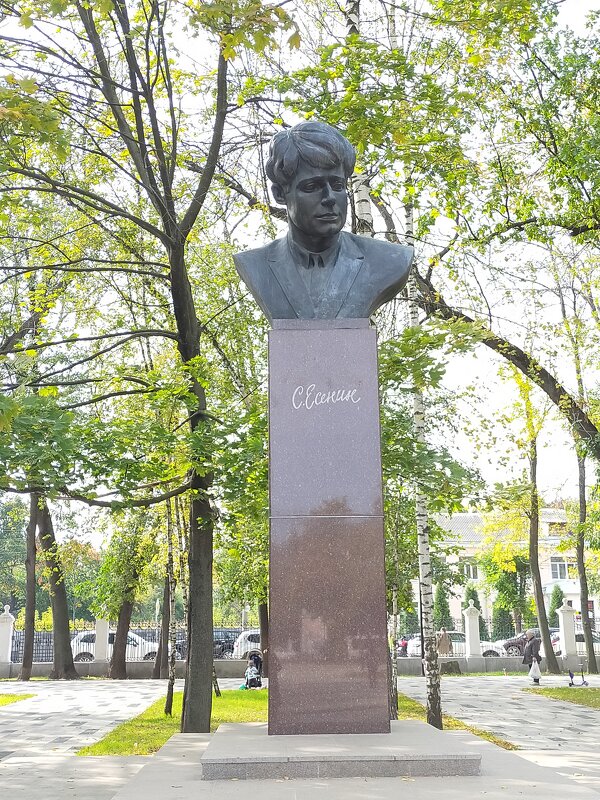 Рязань. Памятник С.А. Есенину в городском сквере - Yulia Raspopova