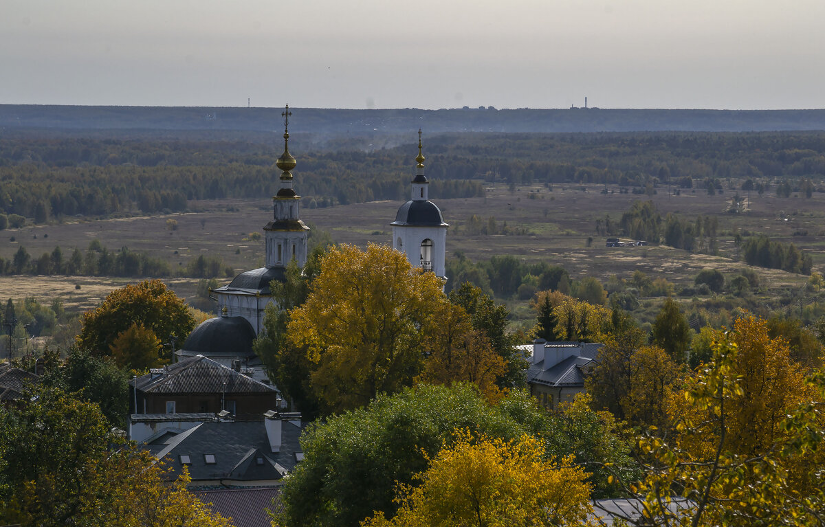 Вид на Вознесенскую церковь со смотровой башни - Сергей Цветков