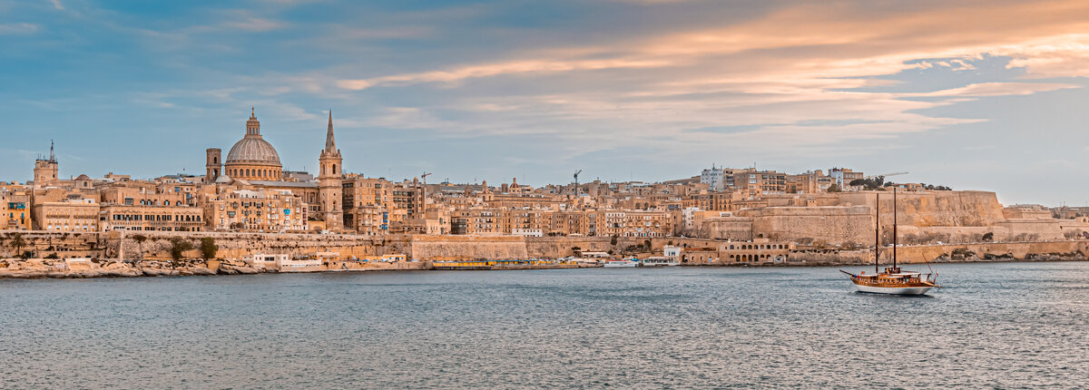 Осенний закат на Мальте - Konstantin Rohn
