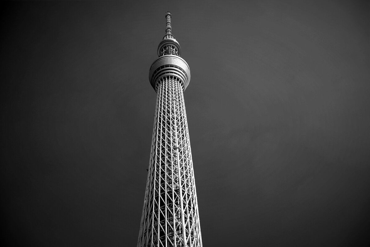 ТВ башня Tokyo Skytree 634 m. Токио Япония - wea *