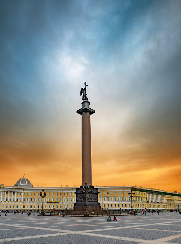 Санкт Петербург Александровская колонна - Андрей 