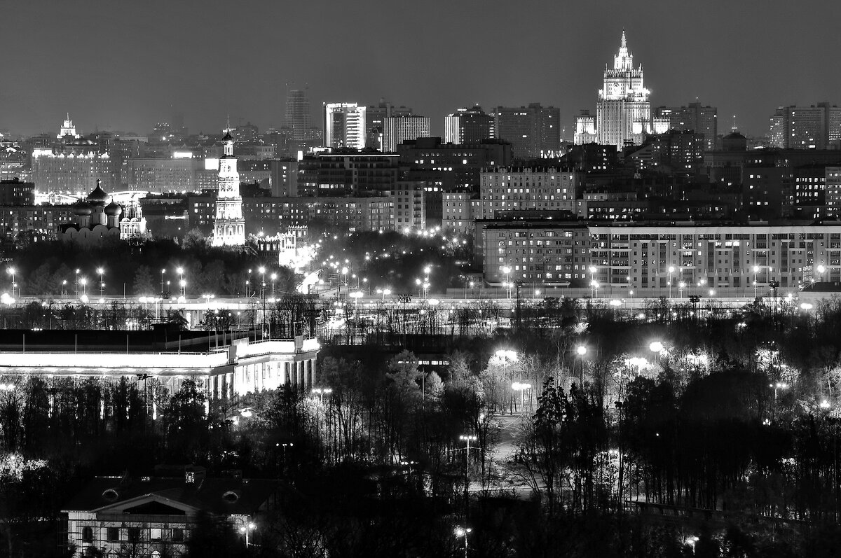 Москва , Вид с Воробьевых гор - Сергей Дружаев