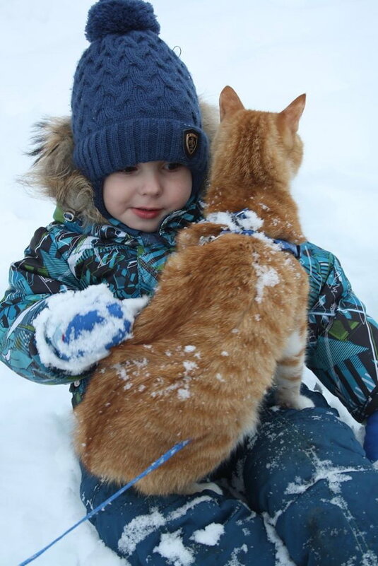 Зимние прогулки кота Осипа - Борис 