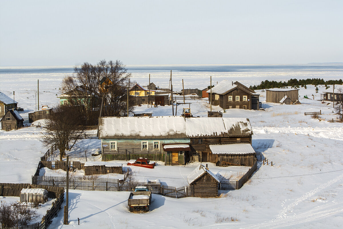 Деревня Ворзогоры у Белого моря. - Марина Никулина