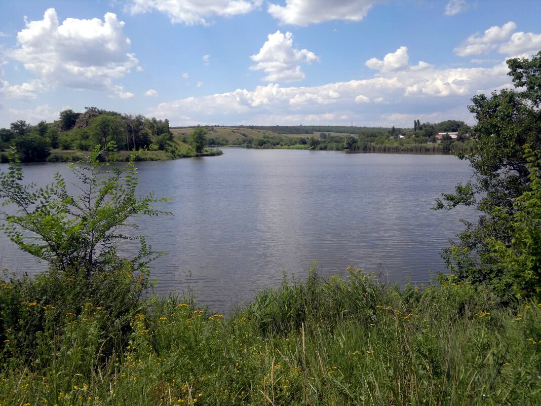 Красный Сулин. Карповское водохранилище. - Пётр Чернега