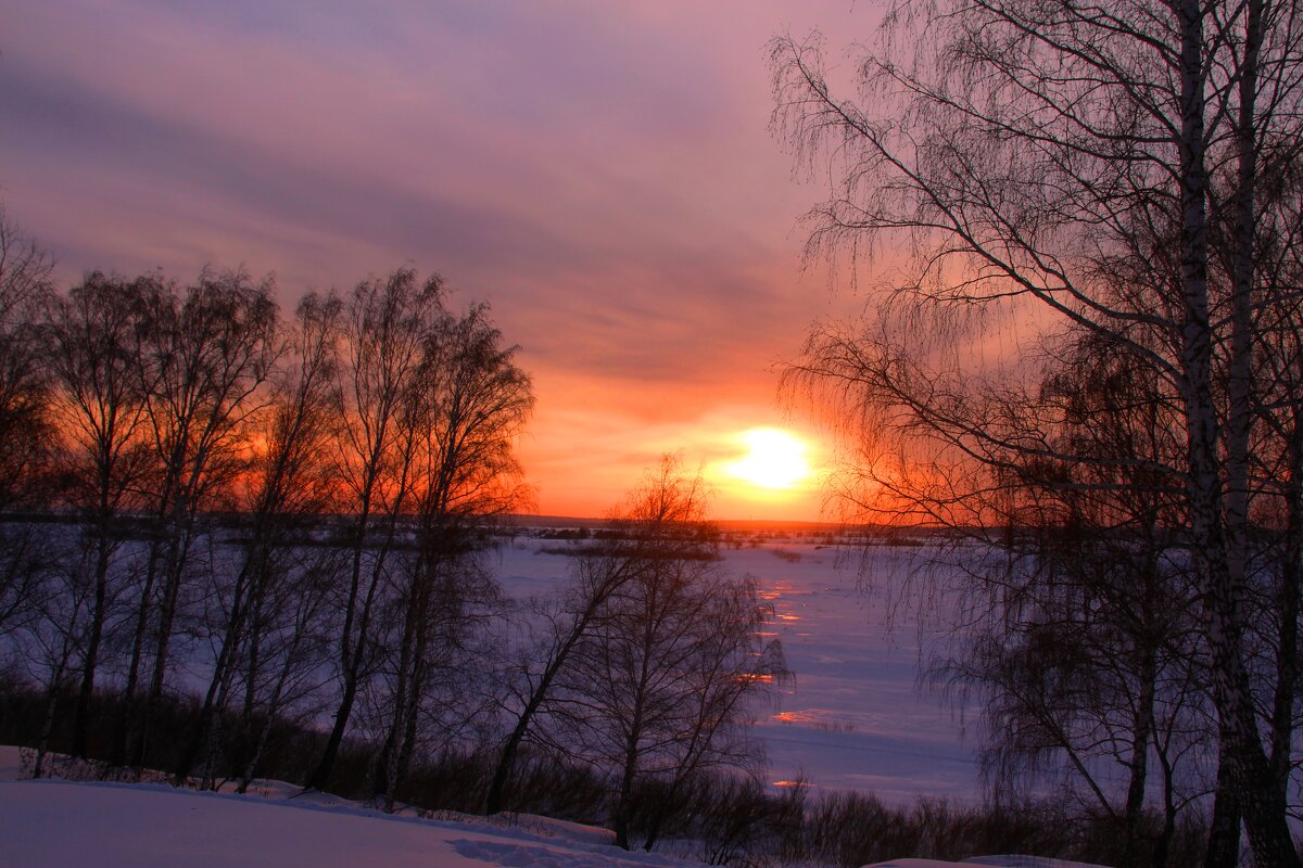 Зимой на реке - владимир тимошенко 