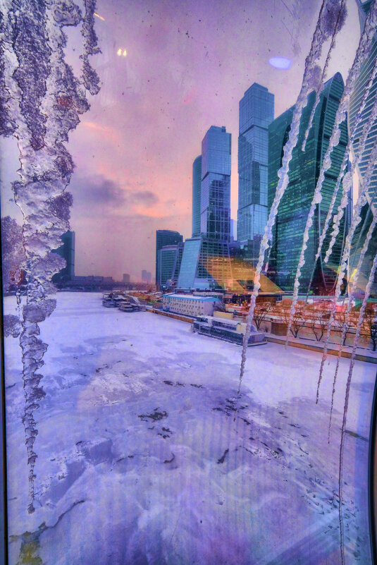 Москва-Сити в морозе - Георгий А