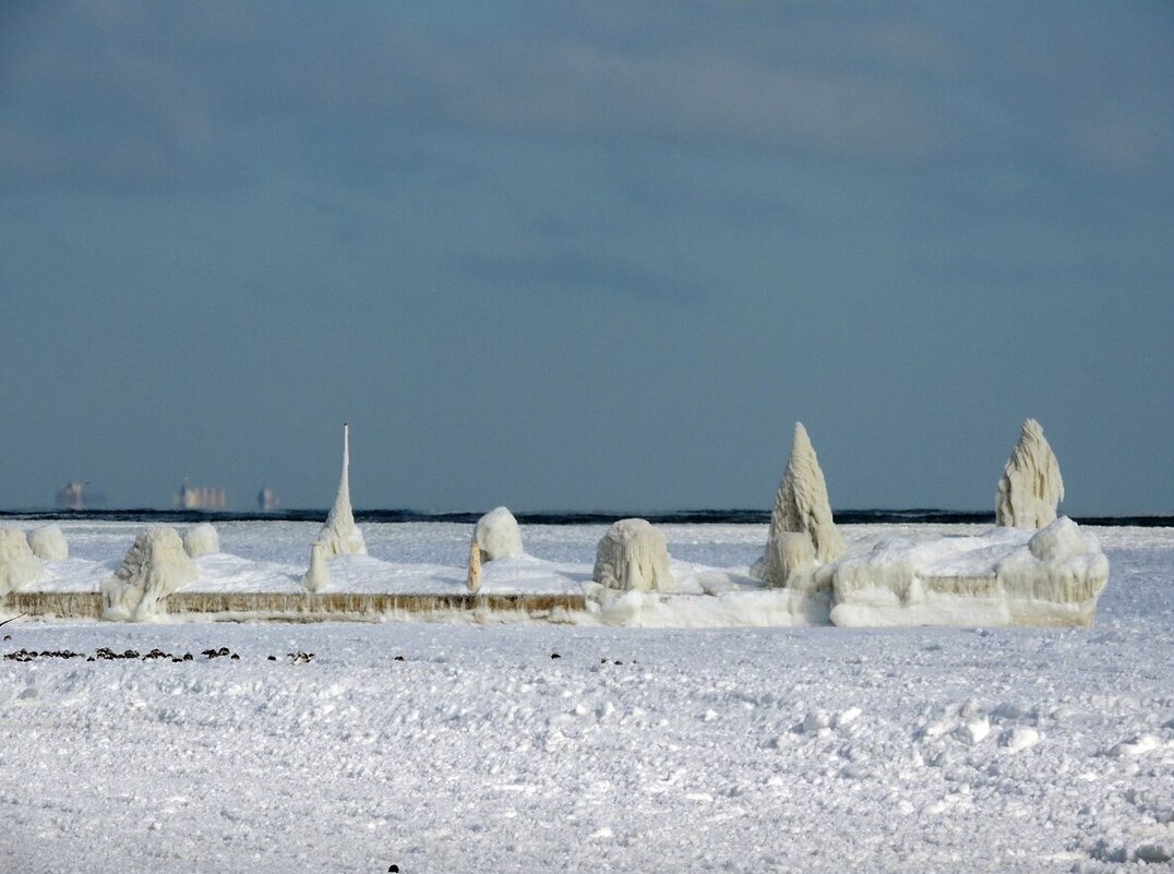 Одесса. Море замерзло. 31.01.2014 - Юрий Тихонов