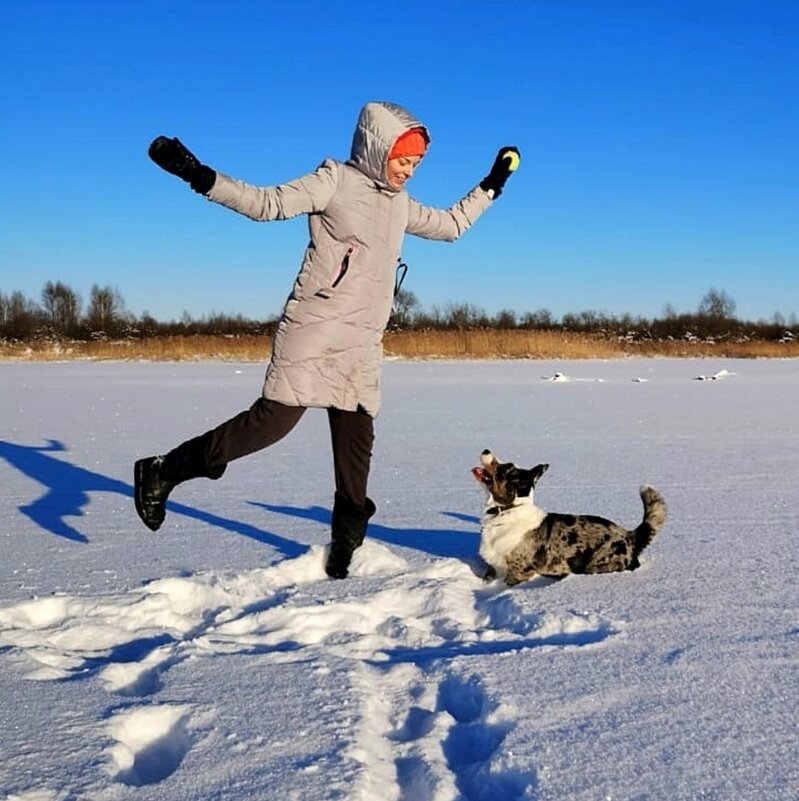 Игры на снегу - Ольга Довженко