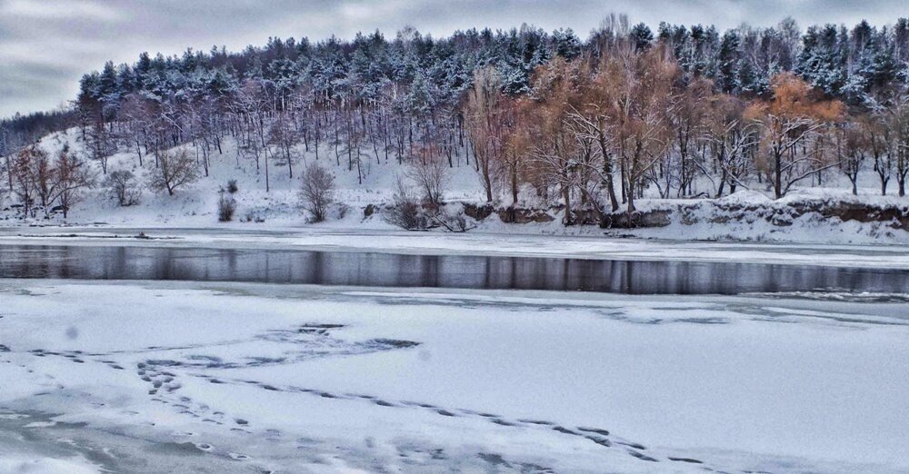 зима и река - юрий иванов 