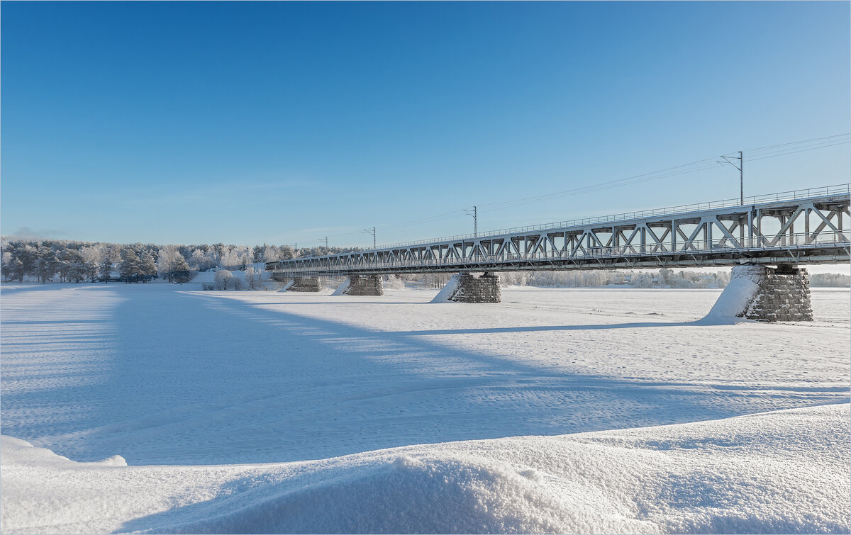 Мост через реку Кемийоки в районе города Рованиеми - Shapiro Svetlana 