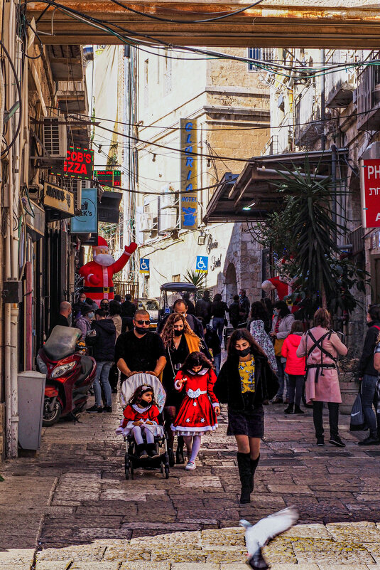 Рождество в Старом городе Иерусалима. - Alla Shapochnik