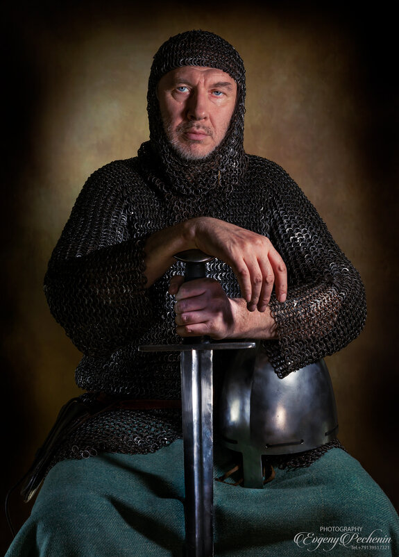 Норманнский рыцарь переде битвой - Евгений Печенин