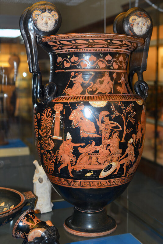 Чернофигурная амфора Древняя Греция. Около 540–530 до н. э. Керамика. - Тамара Бедай 
