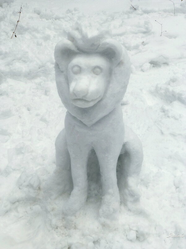 Снежный львенок в лесу - Raduzka (Надежда Веркина)