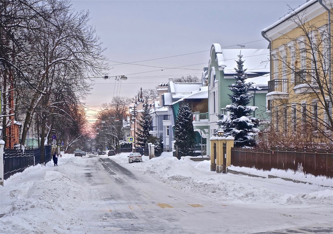 на зимней улице Пушкина - Елена 