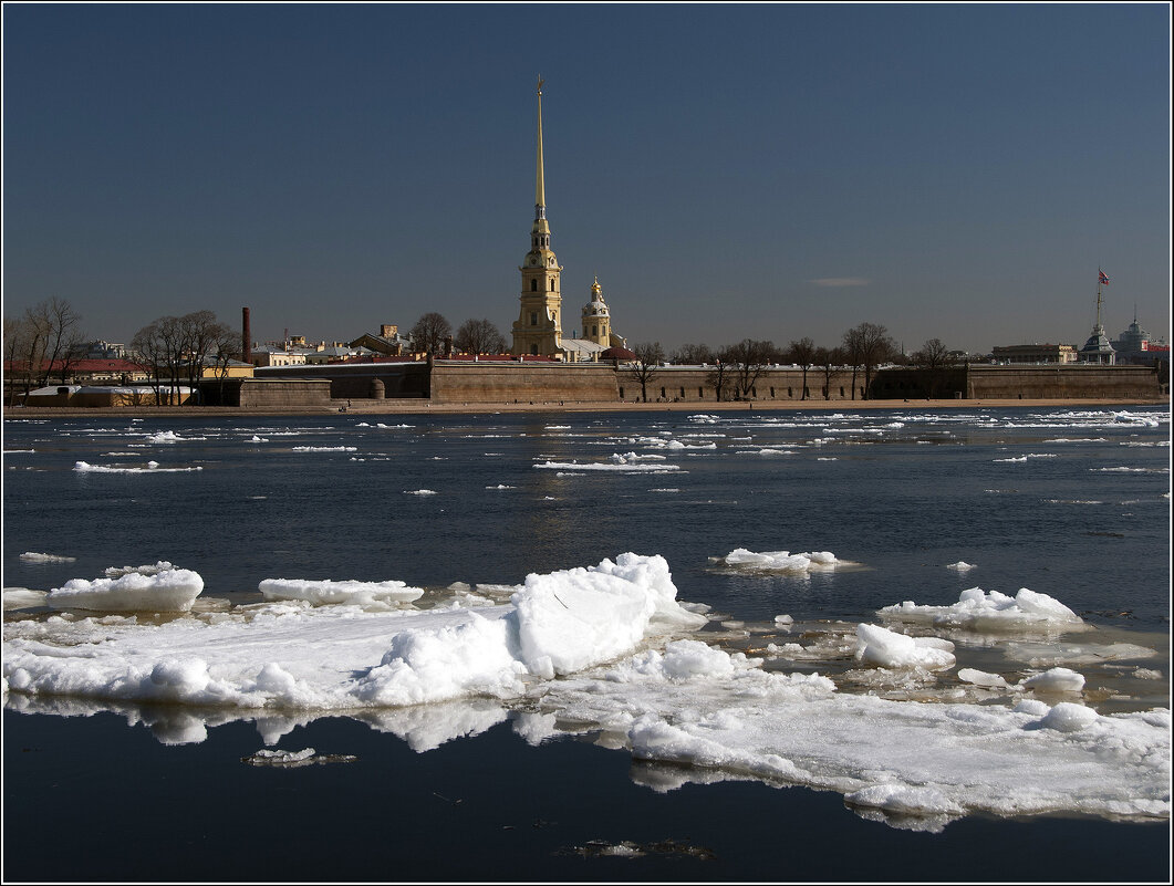 Ледоход на Неве *** Ice drift on the Neva - Aleksandr Borisov