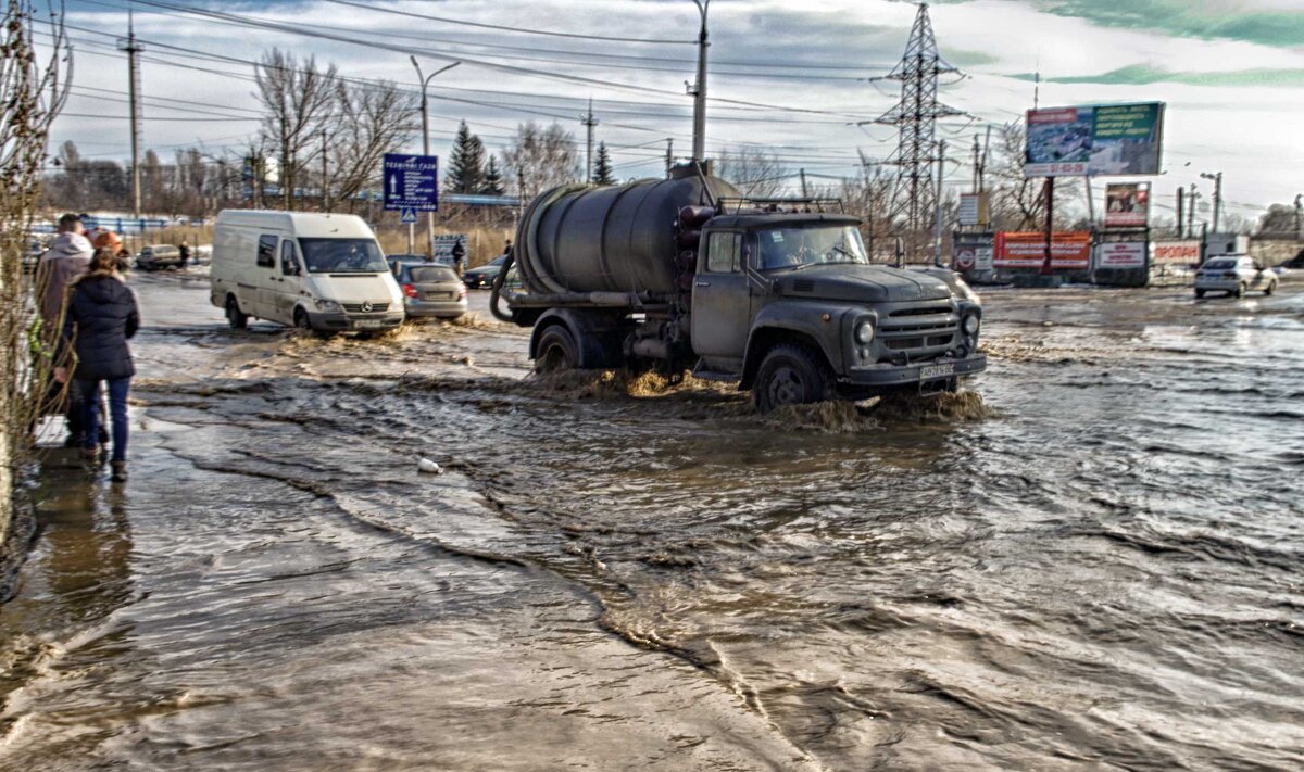 затопило дорогу.. - юрий иванов 