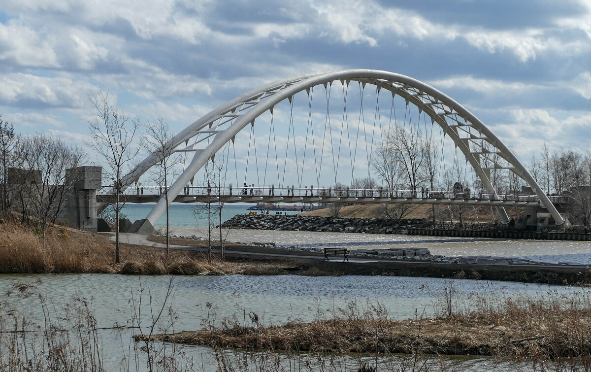 Мост через р. Хамбер, март 2021 г. - Юрий Поляков