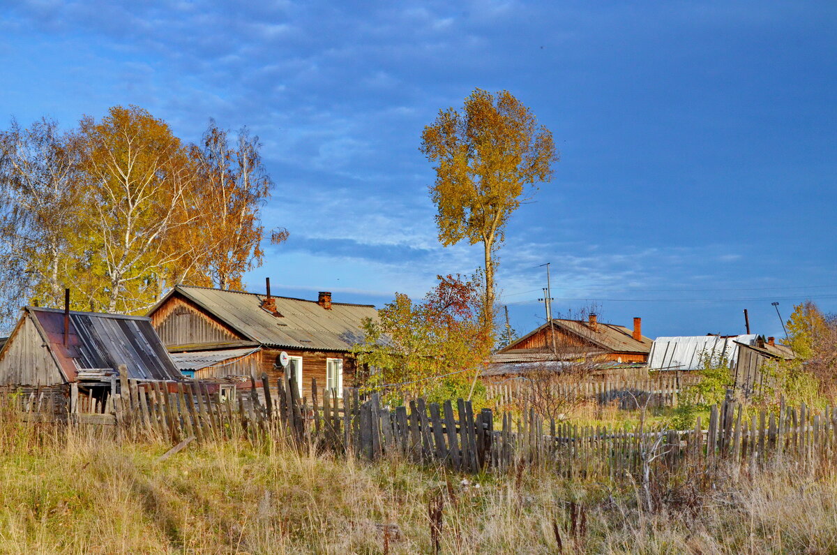 Осень в таежном поселке - Галина 