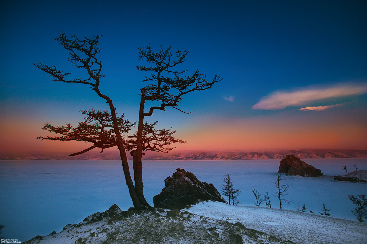 озеро Байкал зимой - Юрий Лобачев