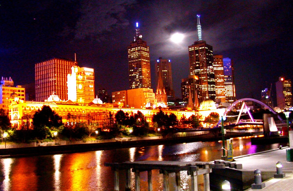 Ночной Мельбурн. Австралия - ГЕНРИХ 