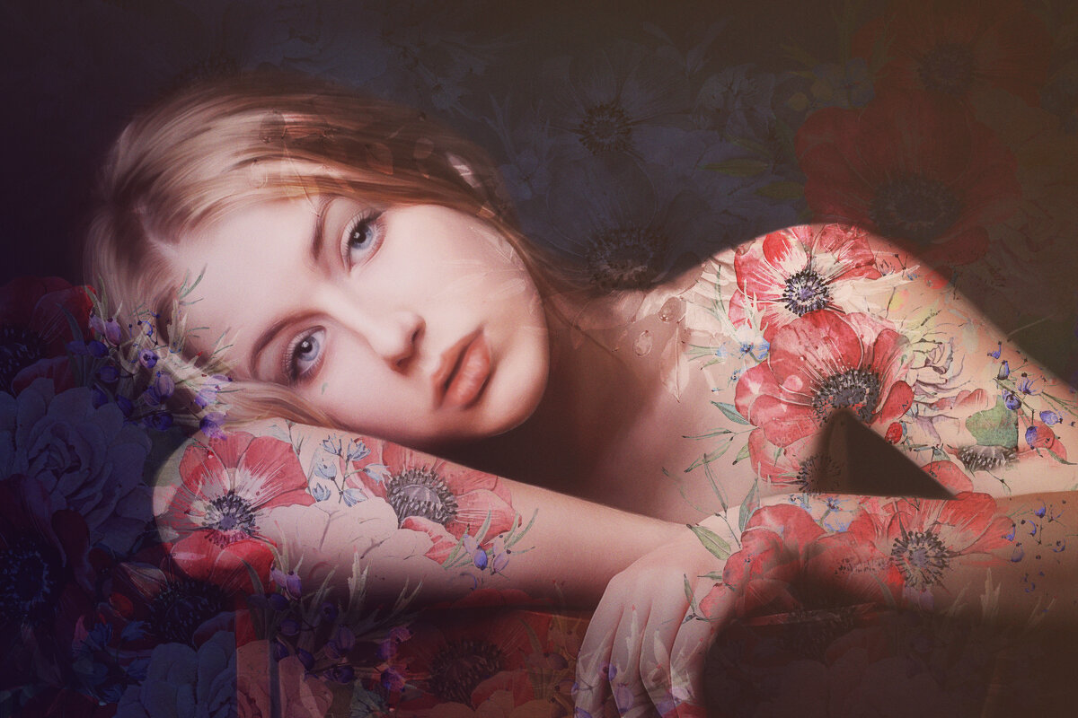 Цветочный арт - Елена Попова