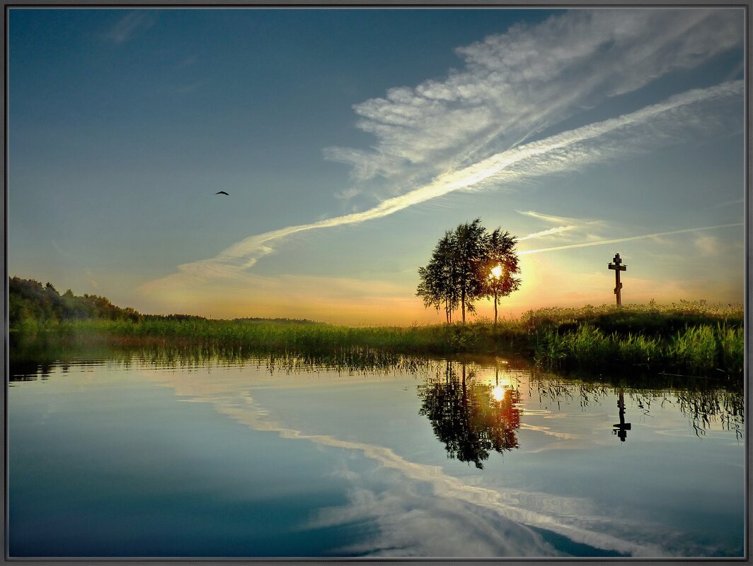 Восход на Ферапонтовском озере - валерий талашов 