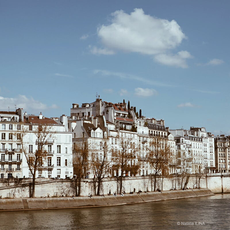 Париж, вид на набережную - Фотограф в Париже, Франции Наталья Ильина