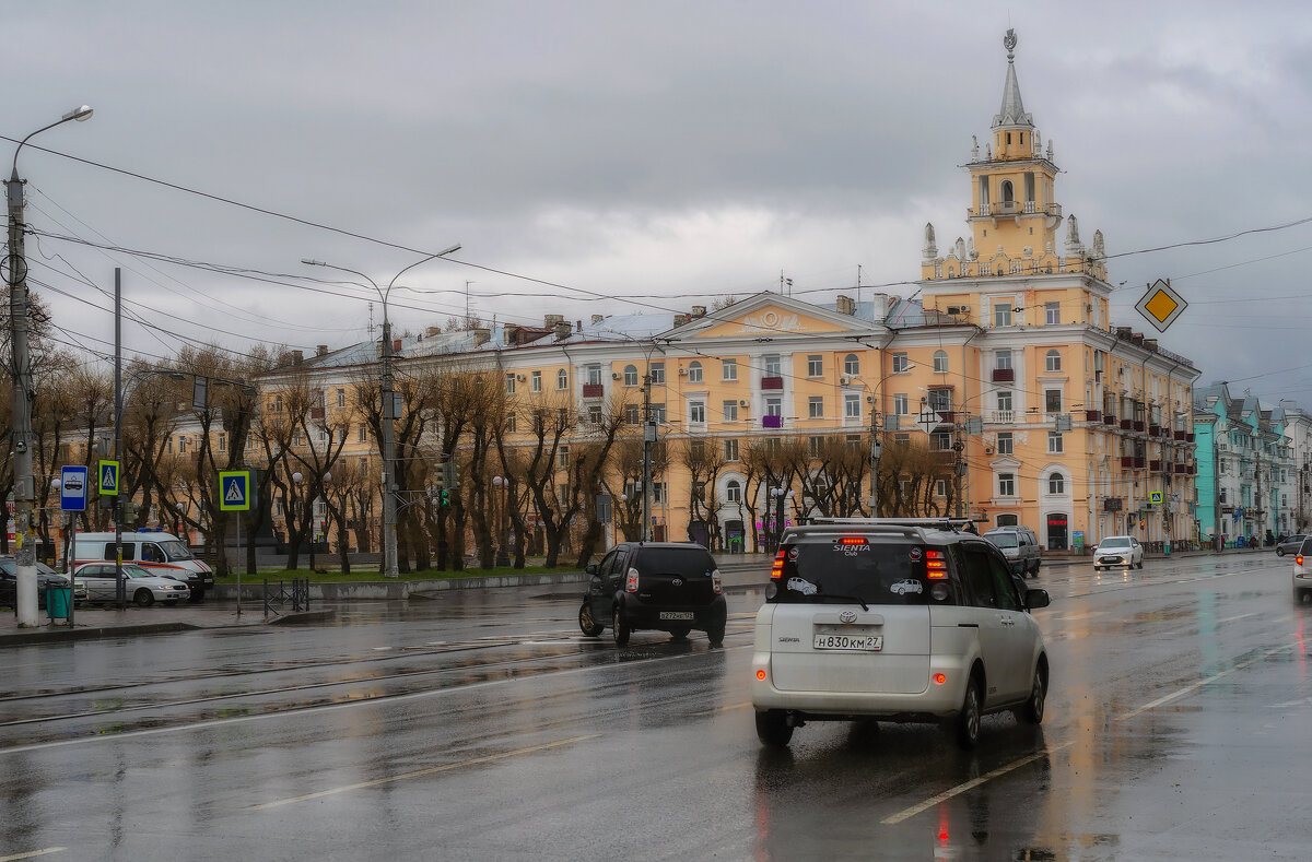 Проспект Ленина (Комсомольск-на-Амуре). - Виктор Иванович Чернюк