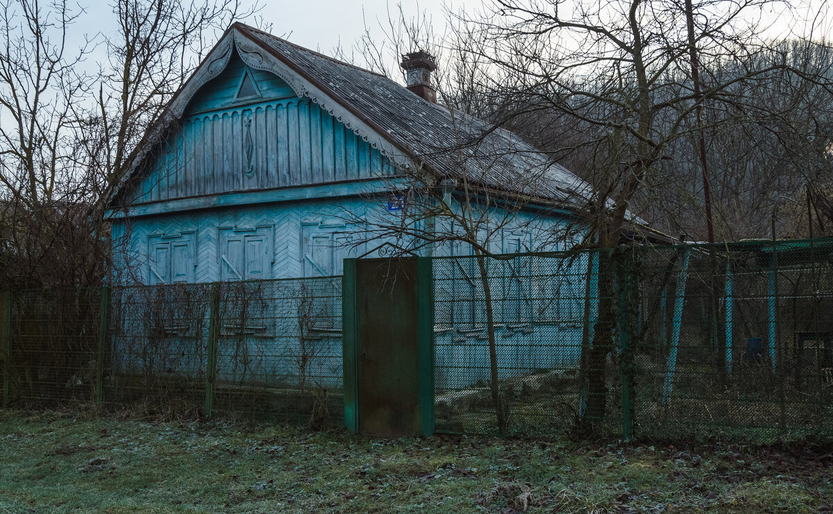 Январское утро в кубанской станице. - Анатолий Щербак