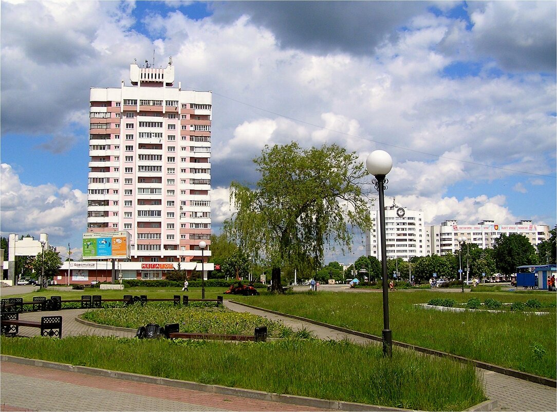 Городской пейзаж - Геннадий Худолеев Худолеев