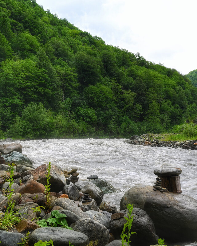 Бурная река Мзымта - Aleksey Mychkov