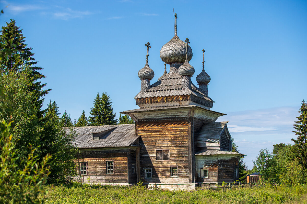 Церковь на берегу Белого моря в Вирме - Роман Дудкин