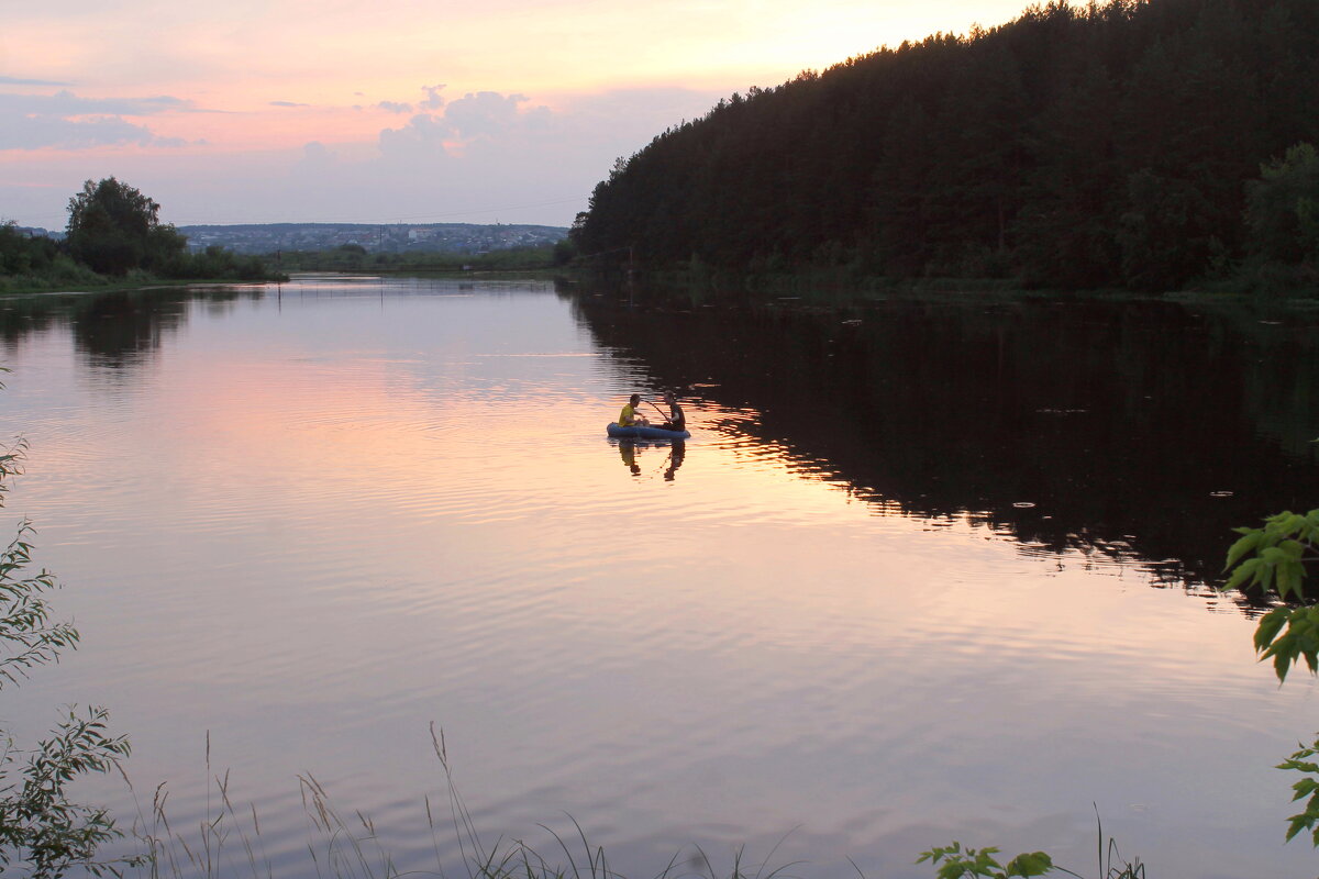 Вечер на реке - tamara kremleva