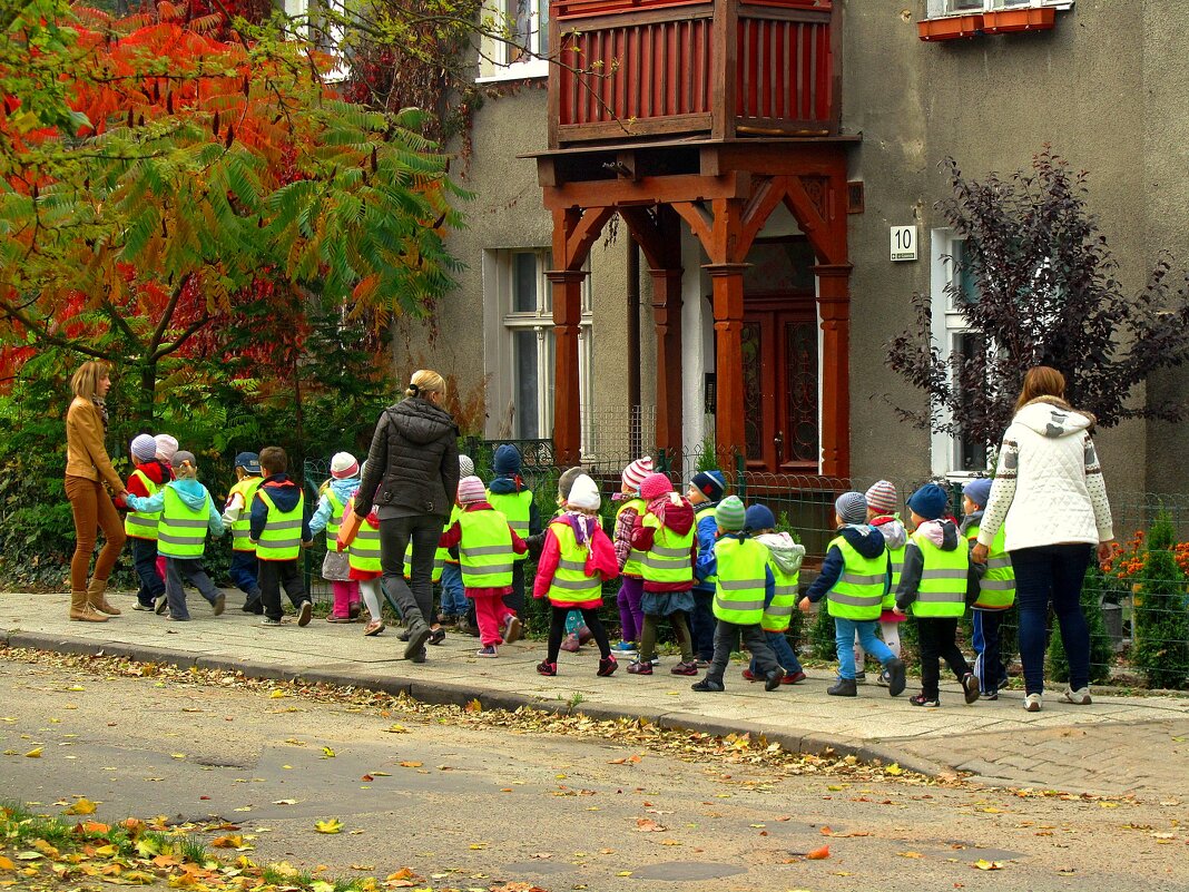 Детский сад на прогулке - Сергей Карачин