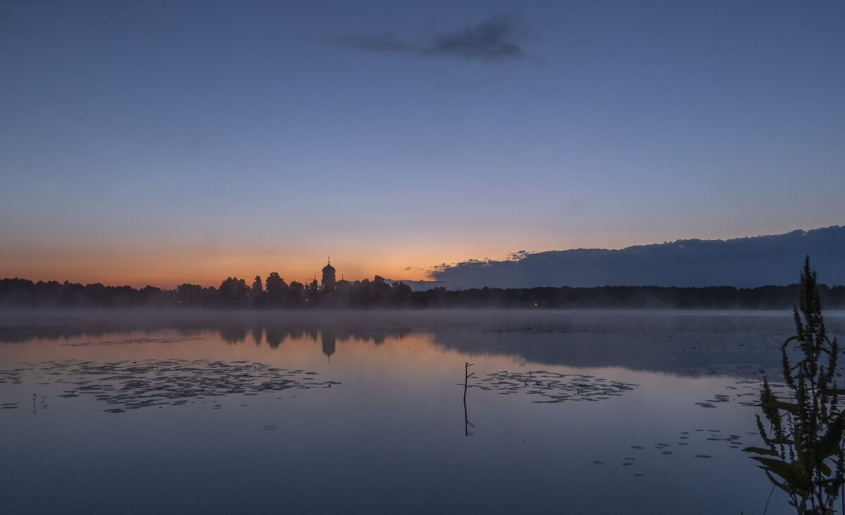 Раннее утро на Введенском озере - Сергей Цветков