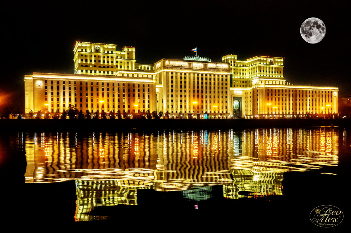 Москва, река, ночь - Leo Alex Foto