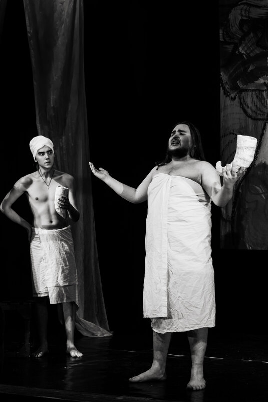 Серные бани Орбелиани («Ханума») / «Hanuma» [RA-Teatr] - scene in sulfur baths - Andrew Barkhatov