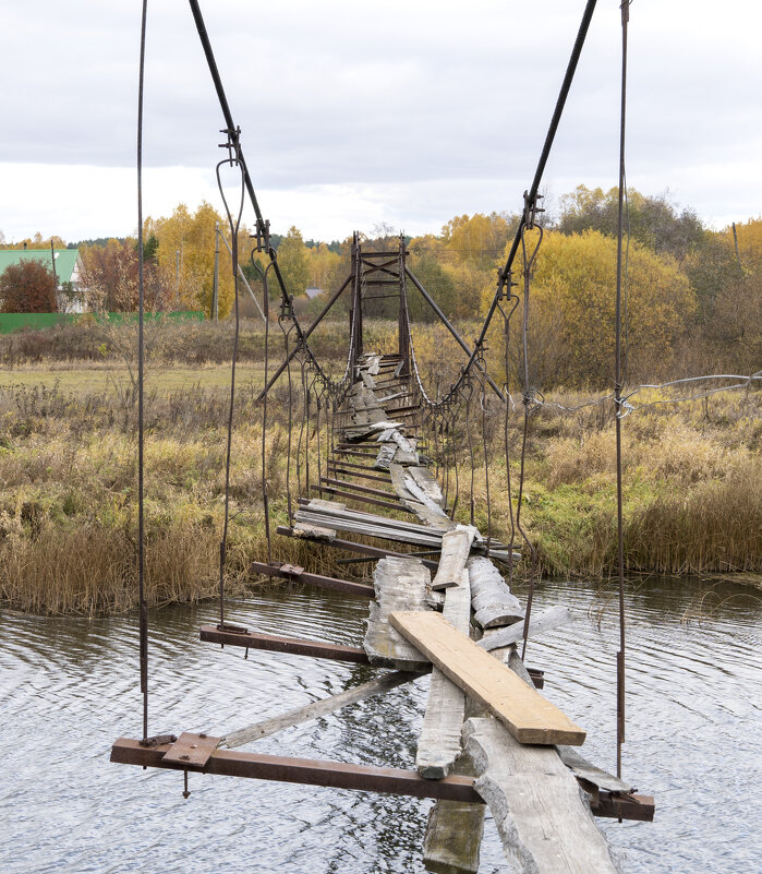 Заброшенный мост. Река Бабка - Алексей Сметкин