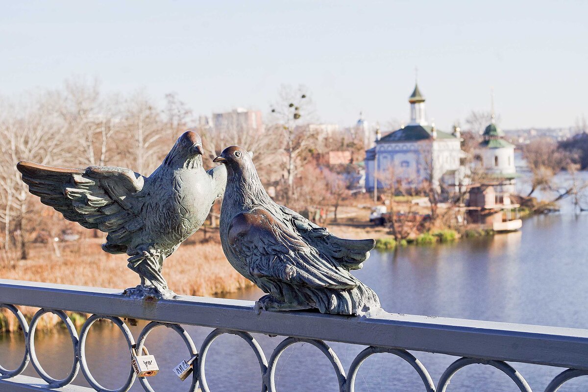 скульптуры на мосту - юрий иванов 