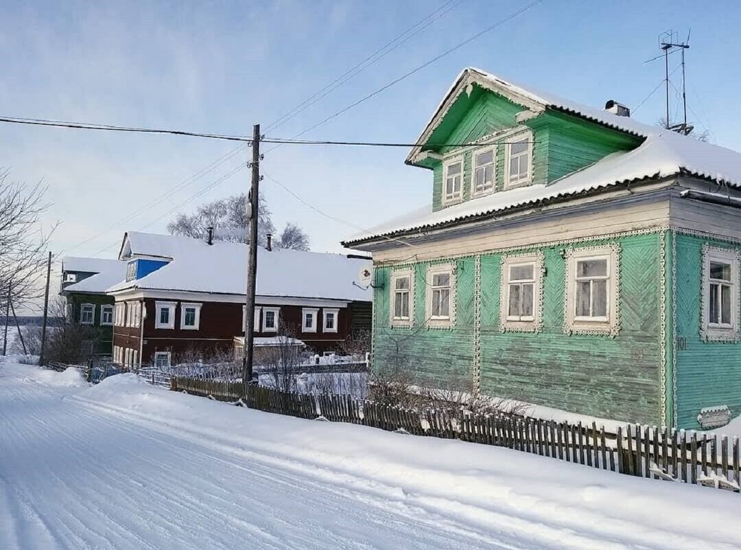 Деревня Русского Севера. - ЛЮДМИЛА 
