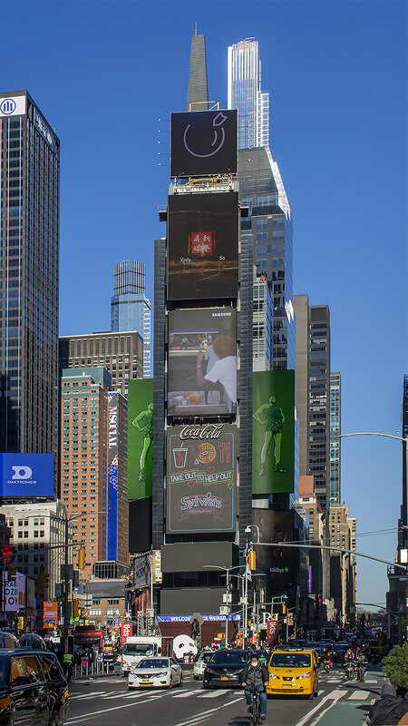 силуэты Times Square - Petr @+