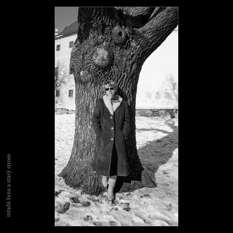 молодая женщина и старое дерево - Jiří Valiska